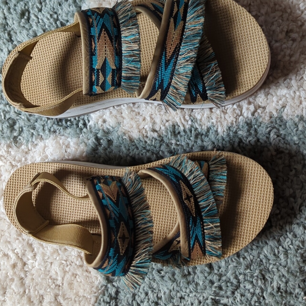 Teva platform sling back sandal 6